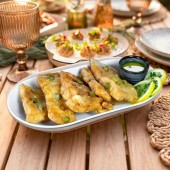 File de șalău cu sos de capere